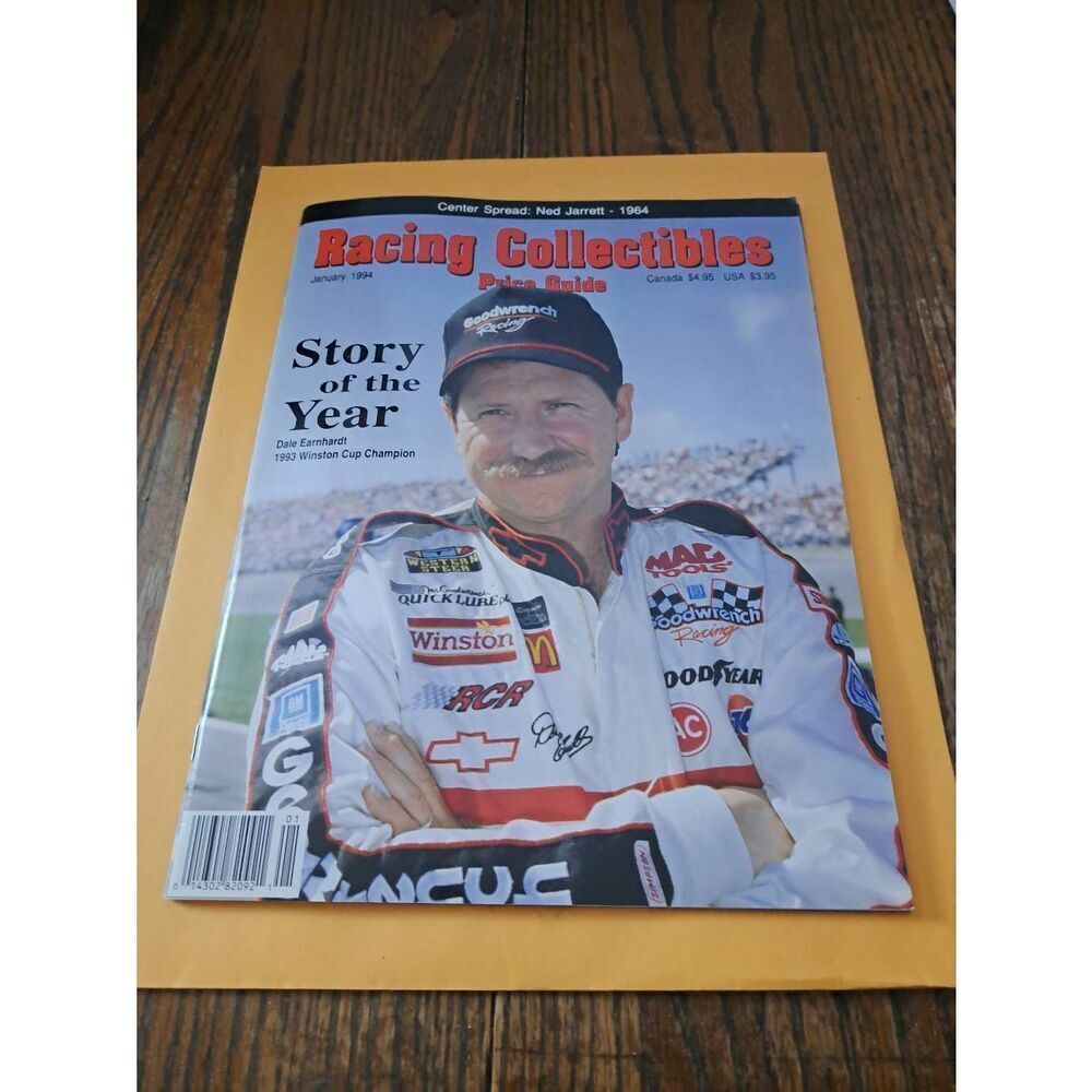 Vintage Jan 1994 SportStars Inc Racing Collectibles Price Guide Dale Earnhardt !